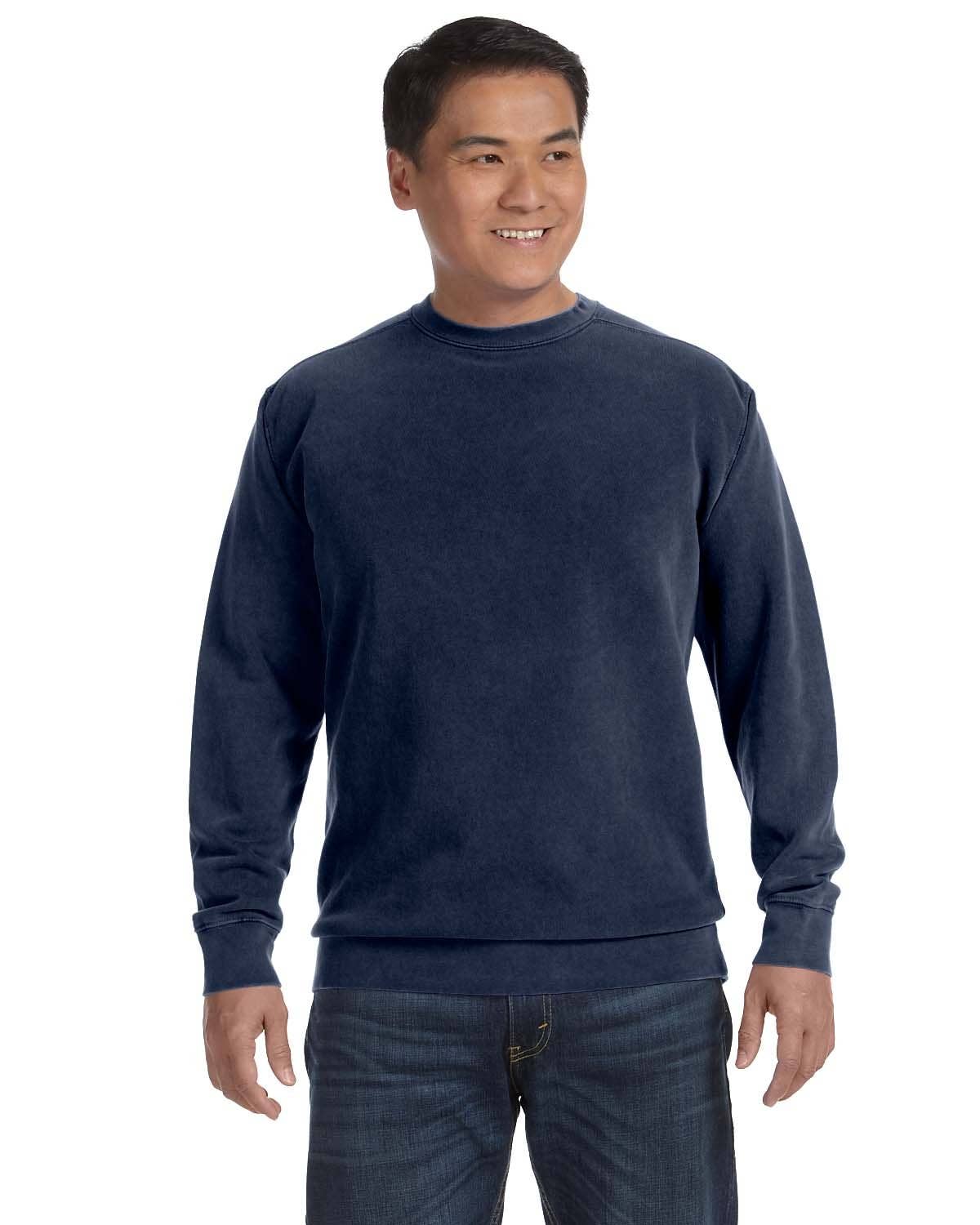 Comfort Colors Garment-Dyed Crewneck Blank Sweatshirt | 1566: ORCHID / S
