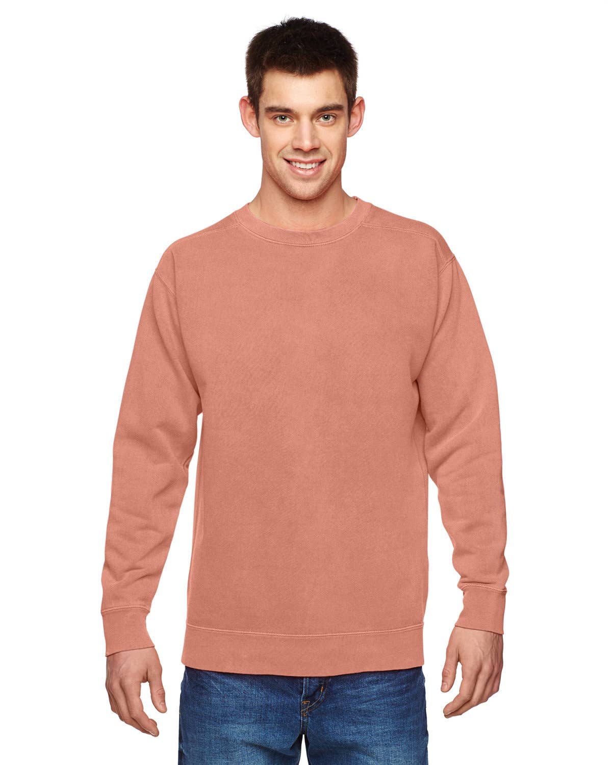 Comfort Colors Garment-Dyed Crewneck Blank Sweatshirt | 1566: ORCHID / M
