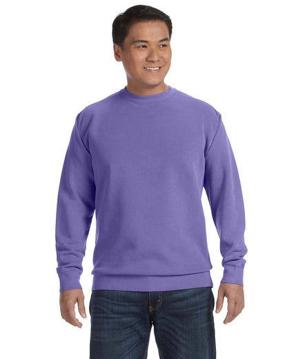 Comfort Colors Garment-Dyed Crewneck Blank Sweatshirt | 1566: ORCHID / S