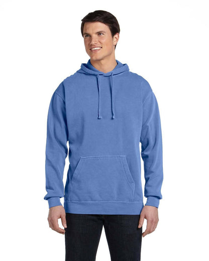 Comfort Colors Hooded Sweatshirt | Garment-Dyed Hoodie 1567: SEAFOAM / S