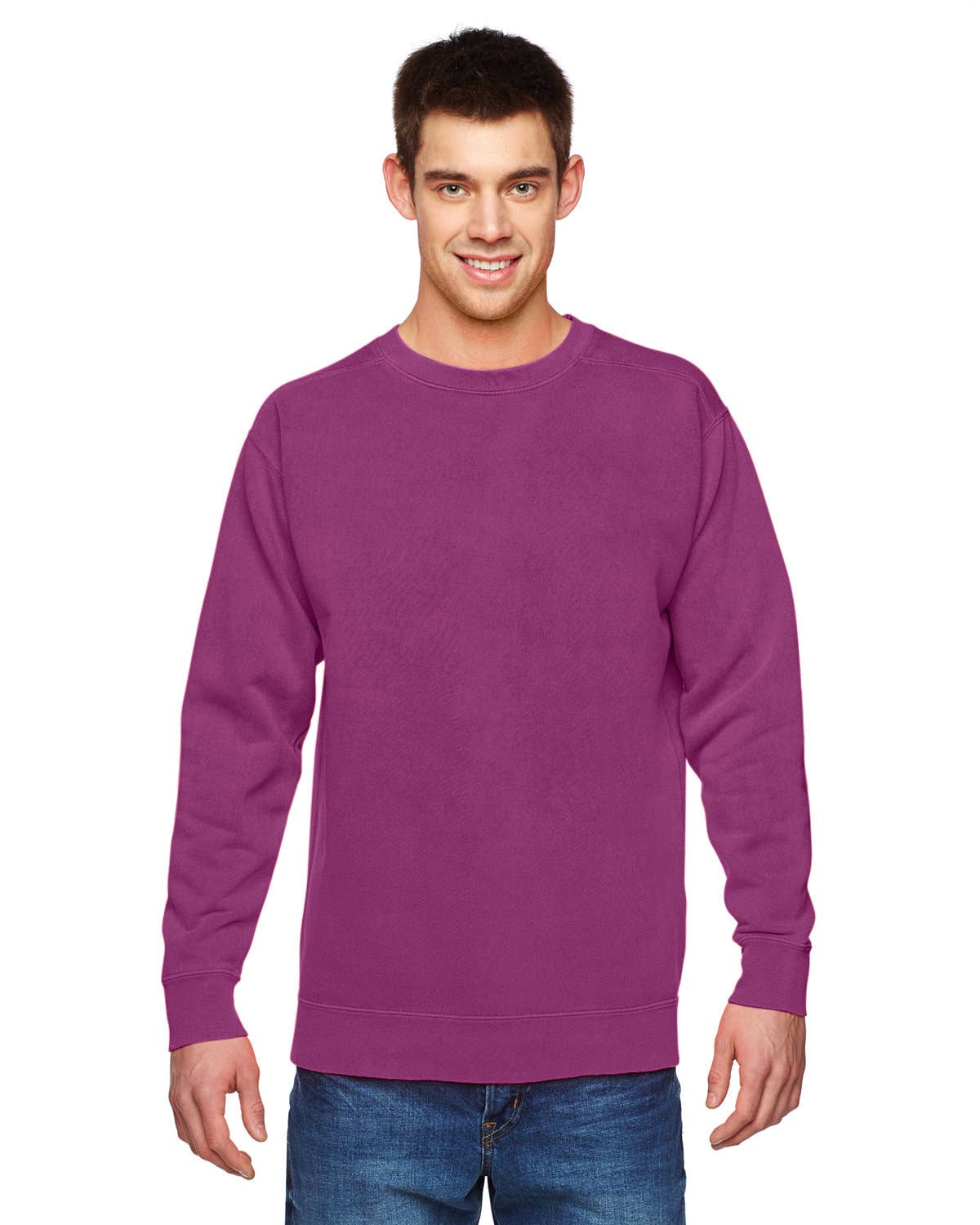 Comfort Colors Garment-Dyed Crewneck Blank Sweatshirt | 1566: TERRACOTA / L