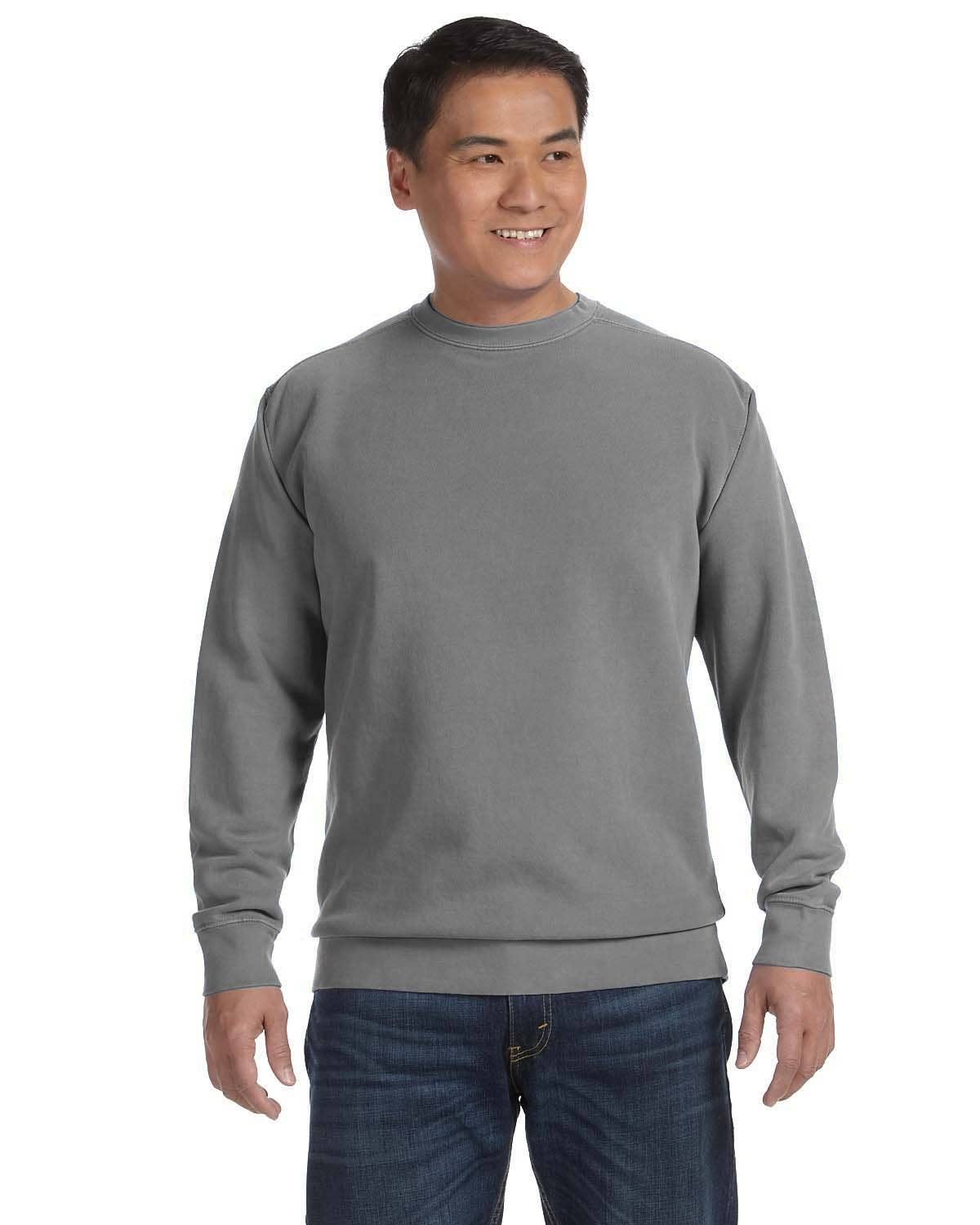 Comfort Colors Garment-Dyed Crewneck Blank Sweatshirt | 1566: ORCHID / S
