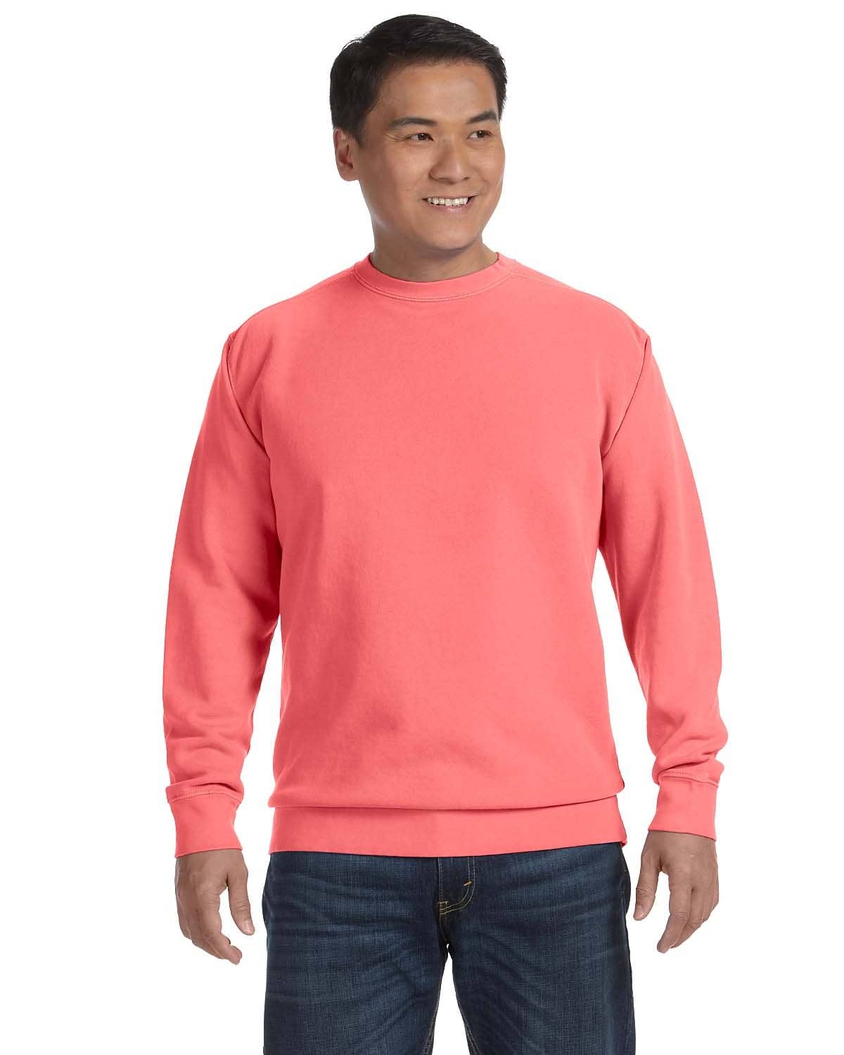Comfort Colors Garment-Dyed Crewneck Blank Sweatshirt | 1566: ORCHID / S
