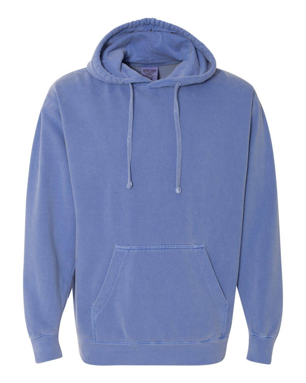 Comfort Colors Hooded Sweatshirt | Garment-Dyed Hoodie 1567: SEAFOAM / XL