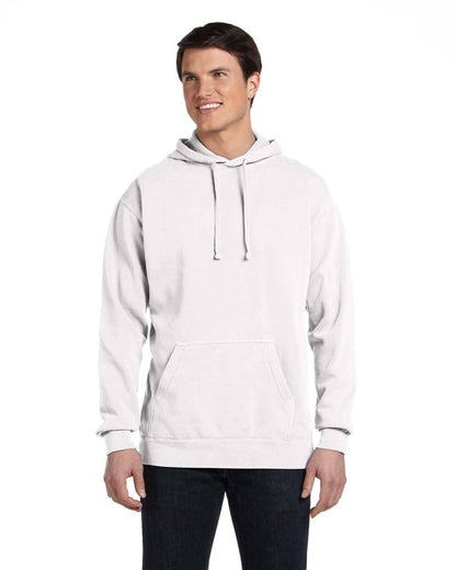 Comfort Colors Hooded Sweatshirt | Garment-Dyed Hoodie 1567: SEAFOAM / M