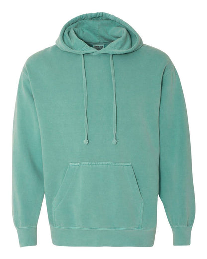 Comfort Colors Hooded Sweatshirt | Garment-Dyed Hoodie 1567: SEAFOAM / L