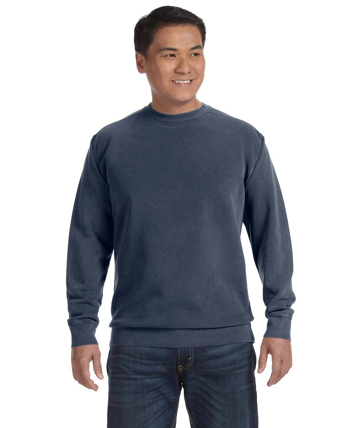 Comfort Colors Garment-Dyed Crewneck Blank Sweatshirt | 1566: ORCHID / S