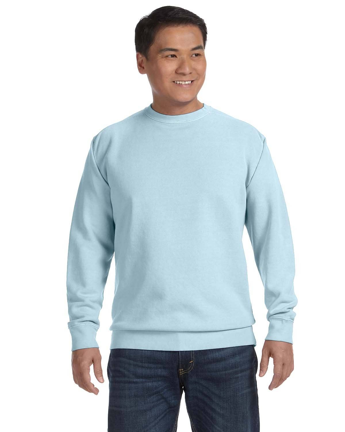 Comfort Colors Garment-Dyed Crewneck Blank Sweatshirt | 1566: ORCHID / S