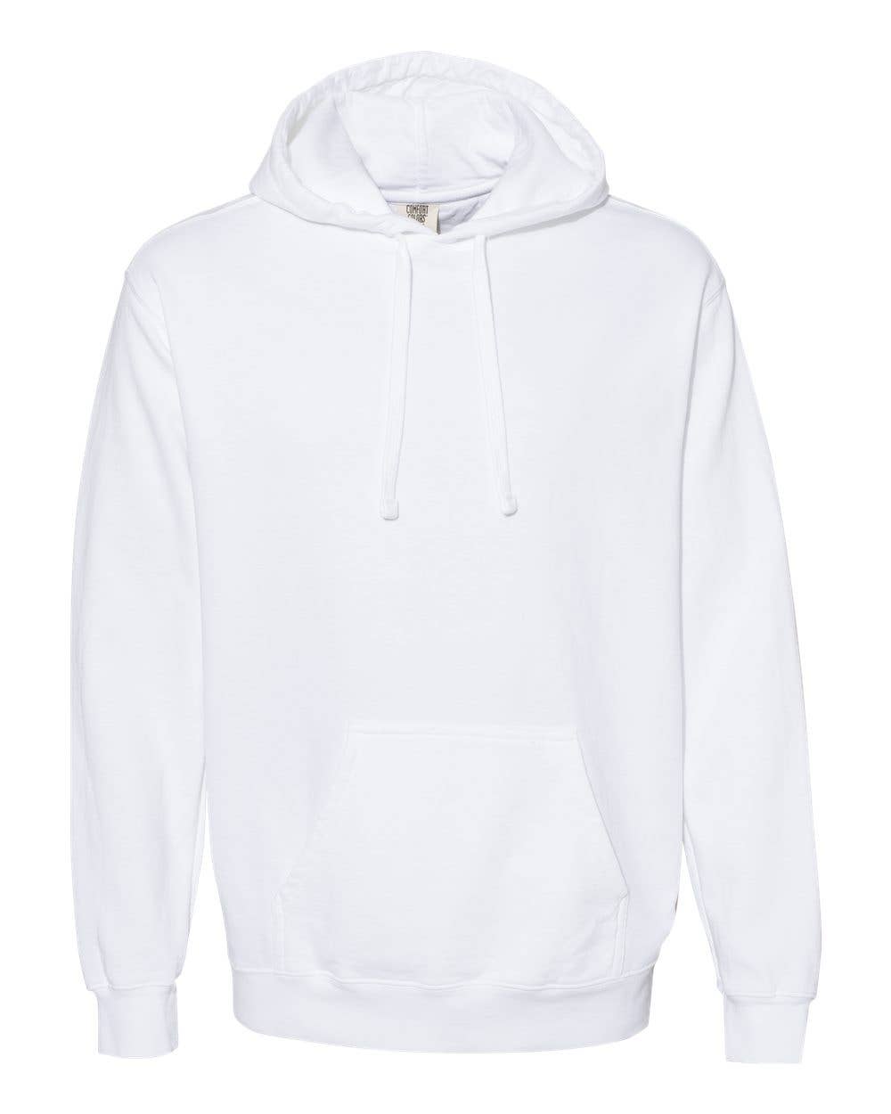 Comfort Colors Hooded Sweatshirt | Garment-Dyed Hoodie 1567: SEAFOAM / M