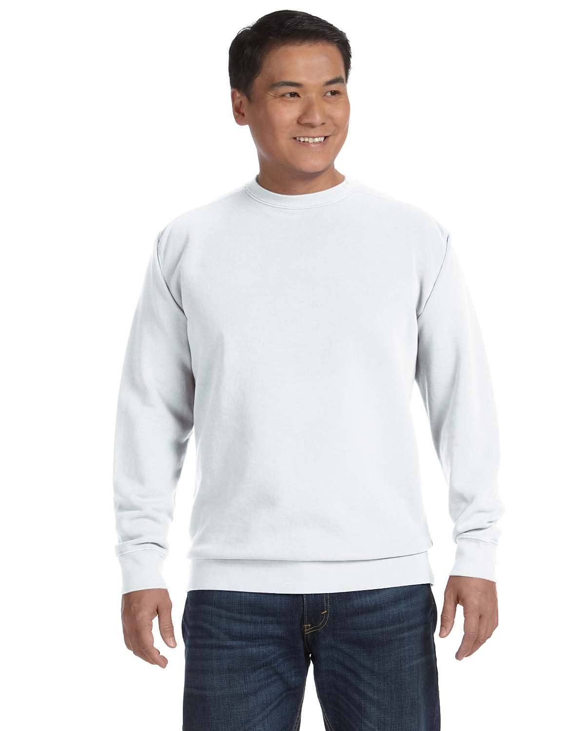 Comfort Colors Garment-Dyed Crewneck Blank Sweatshirt | 1566: TERRACOTA / L