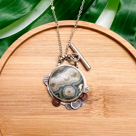 Layered Ocean Jasper Necklace