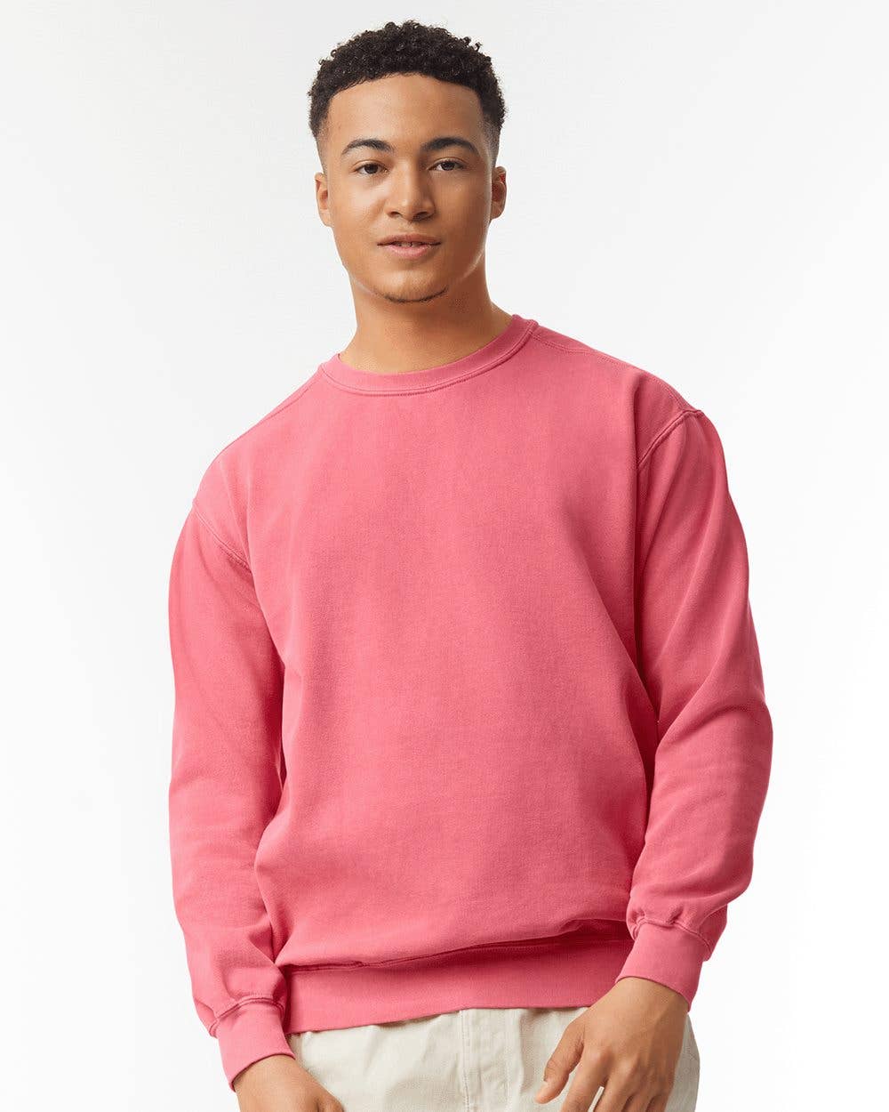 Comfort Colors Garment-Dyed Crewneck Blank Sweatshirt | 1566: ORCHID / S