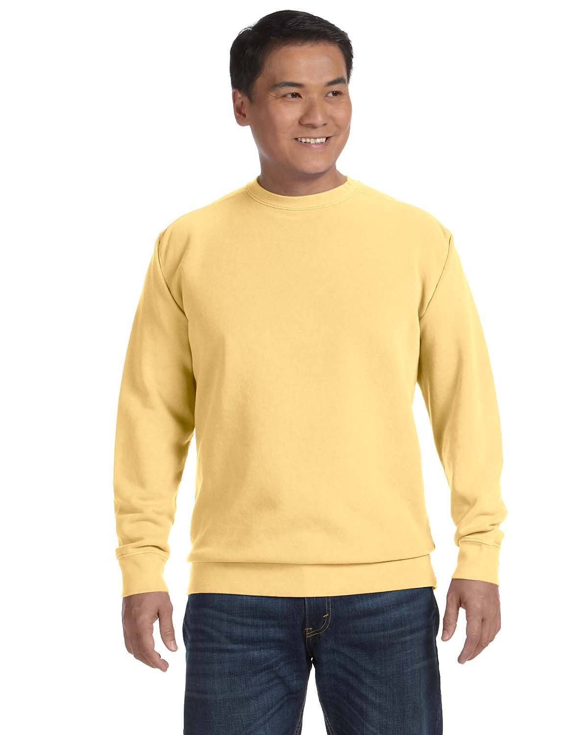 Comfort Colors Garment-Dyed Crewneck Blank Sweatshirt | 1566: TERRACOTA / L