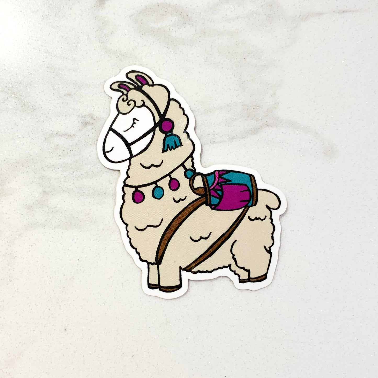 Llama Vinyl Sticker