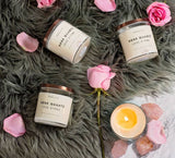 Rose Quartz Soy Candle | Sweet Floral (Love & Harmony)